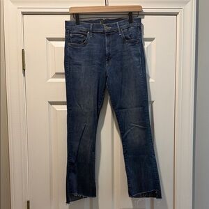 Women’s Mother Insider Crop Step Fray Jeans